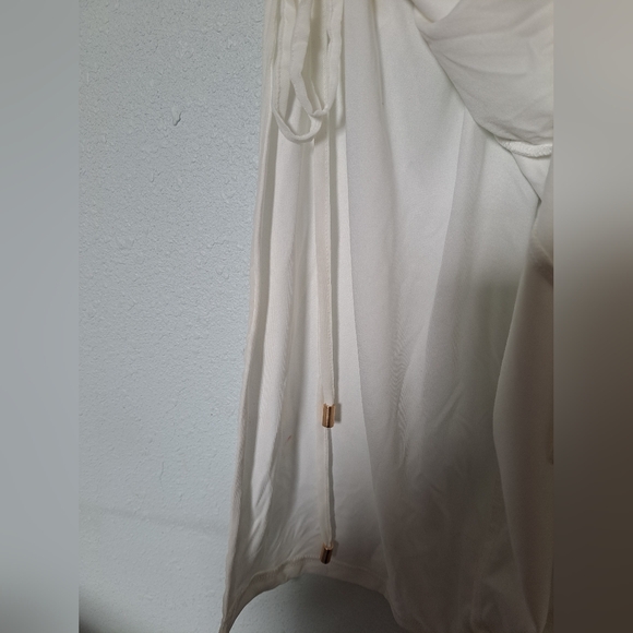 Fashion Nova White Ruched Dress - Picture 7 of 8